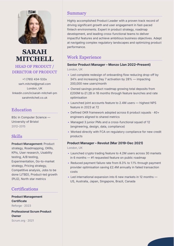 Orchid resume template preview Orchid resume template preview